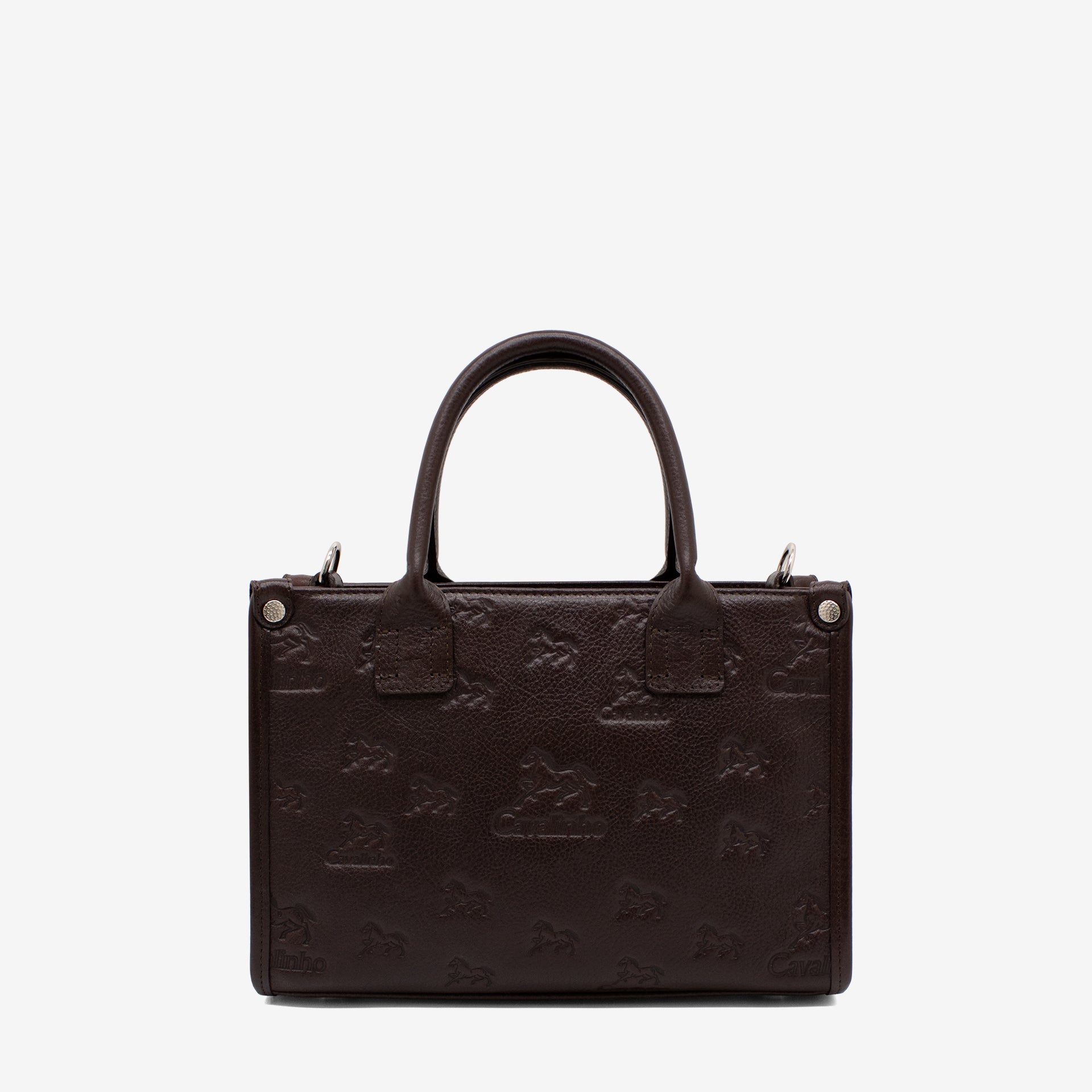 Cavalinho Cavalo Lusitano Leather Handbag SKU 18090524.02 #color_brown