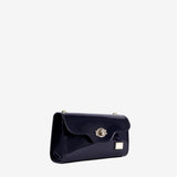 Cavalinho All In Patent Blue Leather Clutch Shoulder Bag SKU 18090535.03 #color_navy