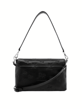 Cavalinho Cavalo Lusitano 3 in 1: Leather Clutch, Handbag or Crossbody Bag SKU 18090546.01 #color_black