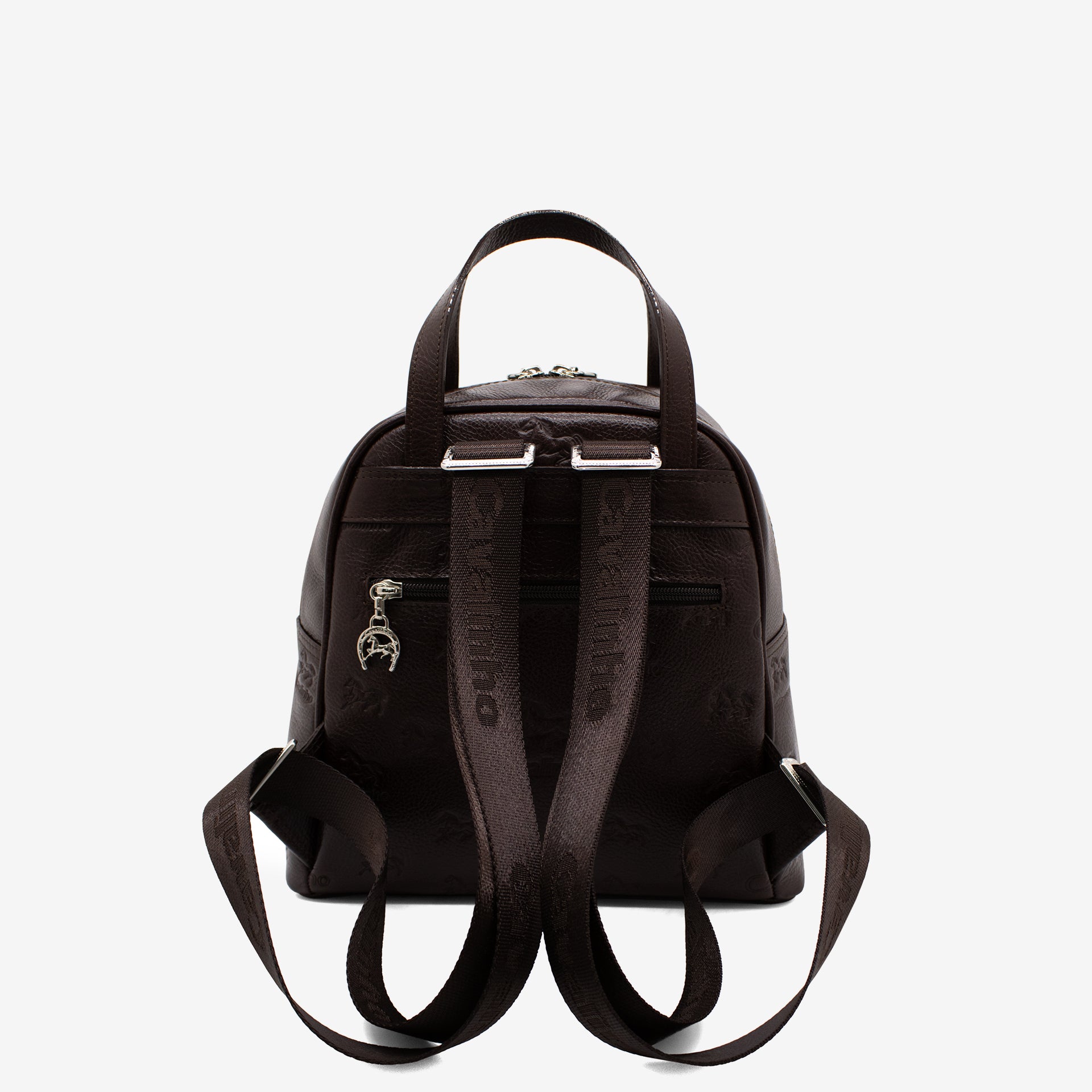 Cavalinho Cavalo Lusitano Leather Backpack SKU 18090548.02 #color_brown