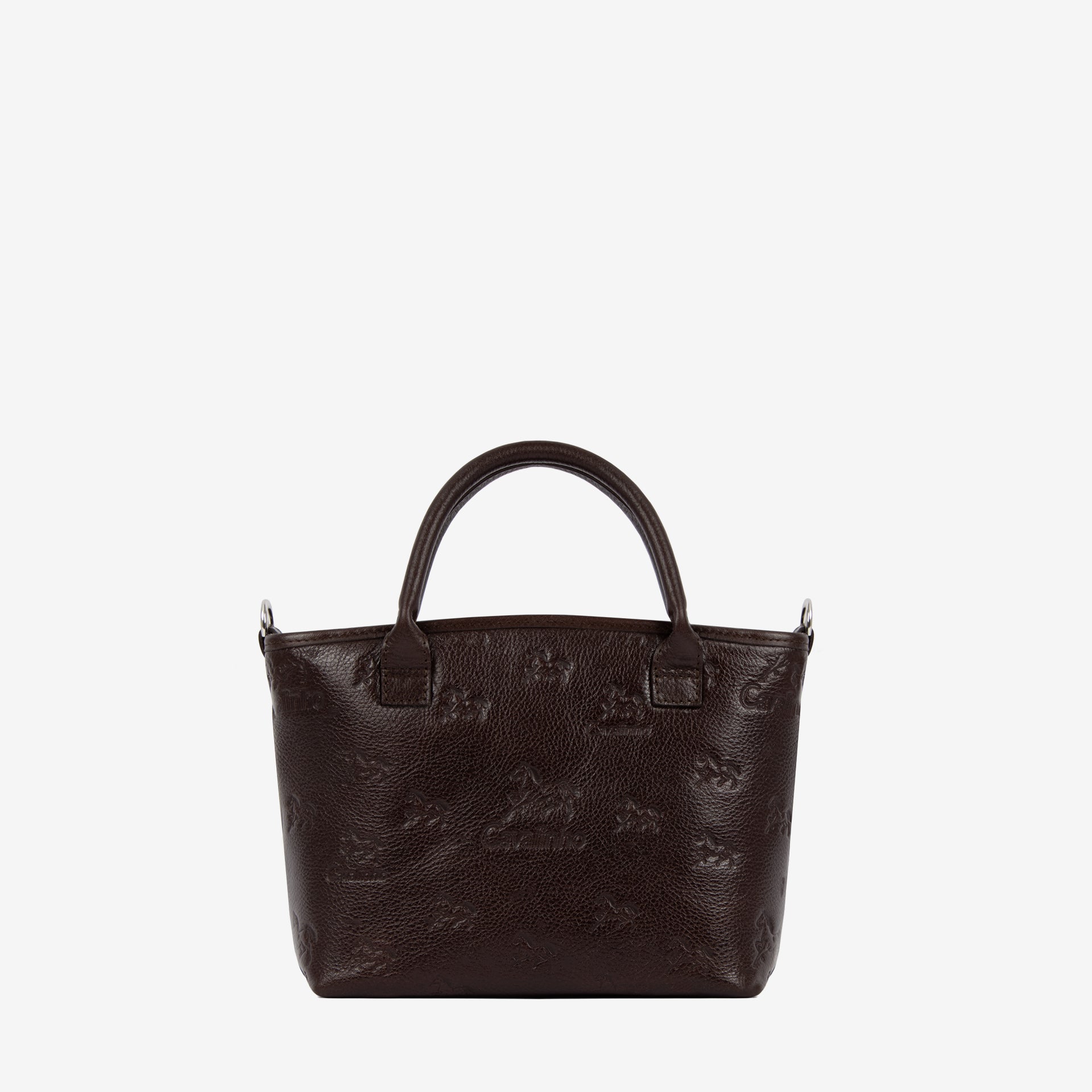 Cavalinho Cavalo Lustitano Mini Leather Handbag SKU 18090572.02 #color_brown