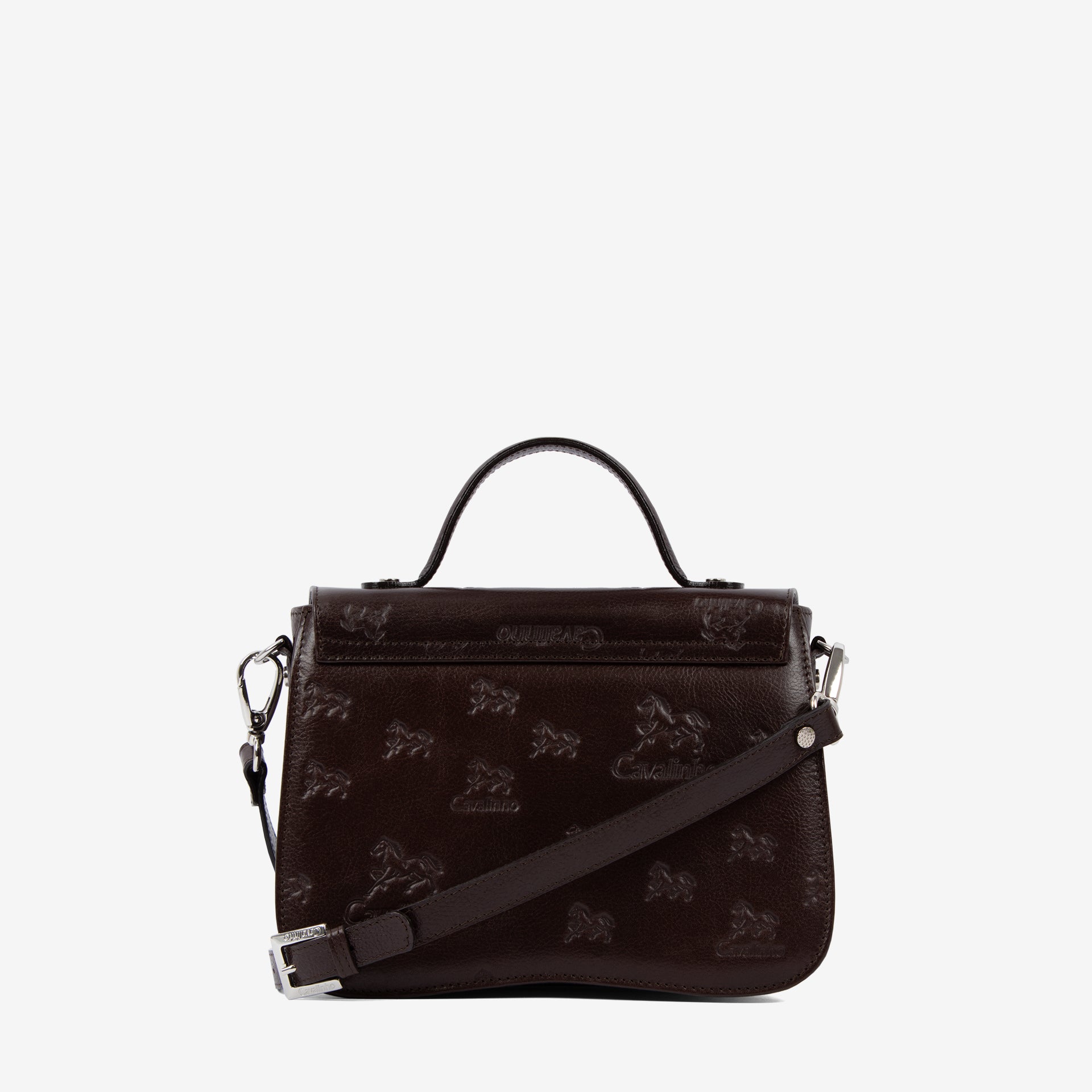 Cavalinho Cavalo Lusitano Brown Leather Handbag for Women SKU 18090600.02 #color_brown