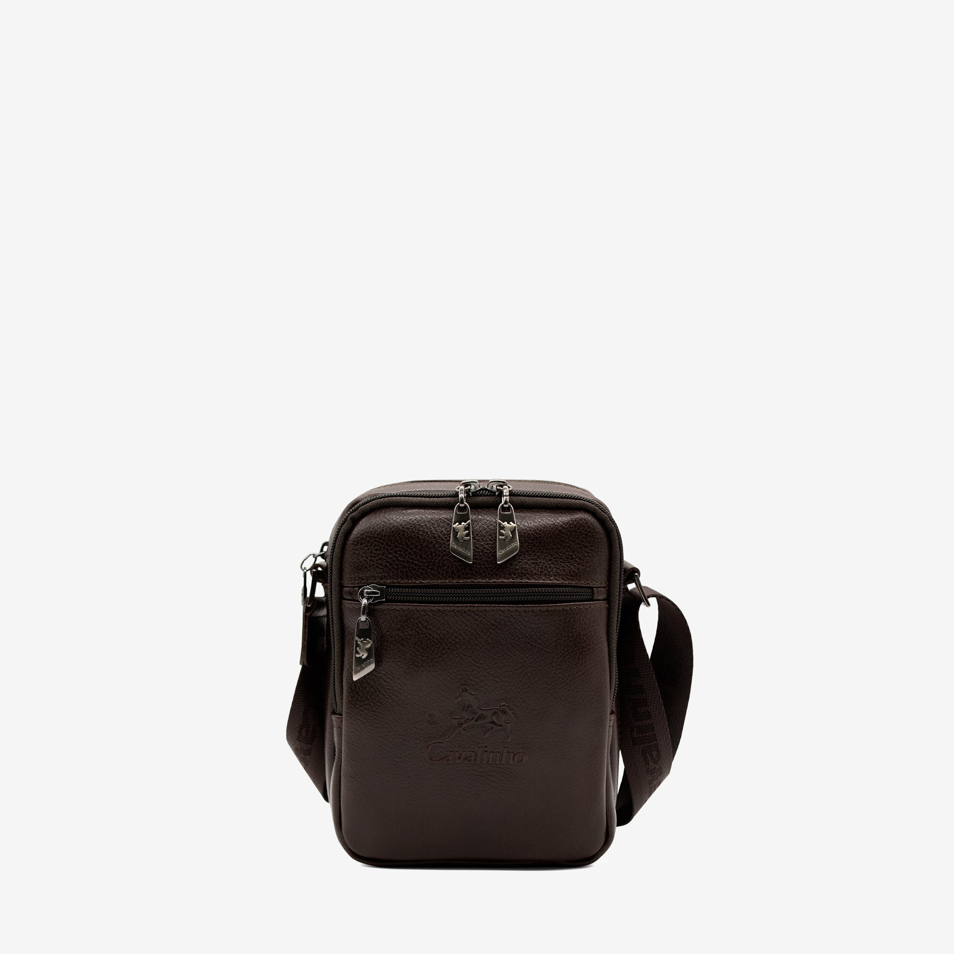 Cavalinho The Sailor Brown Leather Traveler Crossbody Bag SKU 18150128.02 #color_brown