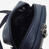 Cavalinho The Sailor Blue Leather Traveler Crossbody Bag SKU 18150128.22 #color_navy