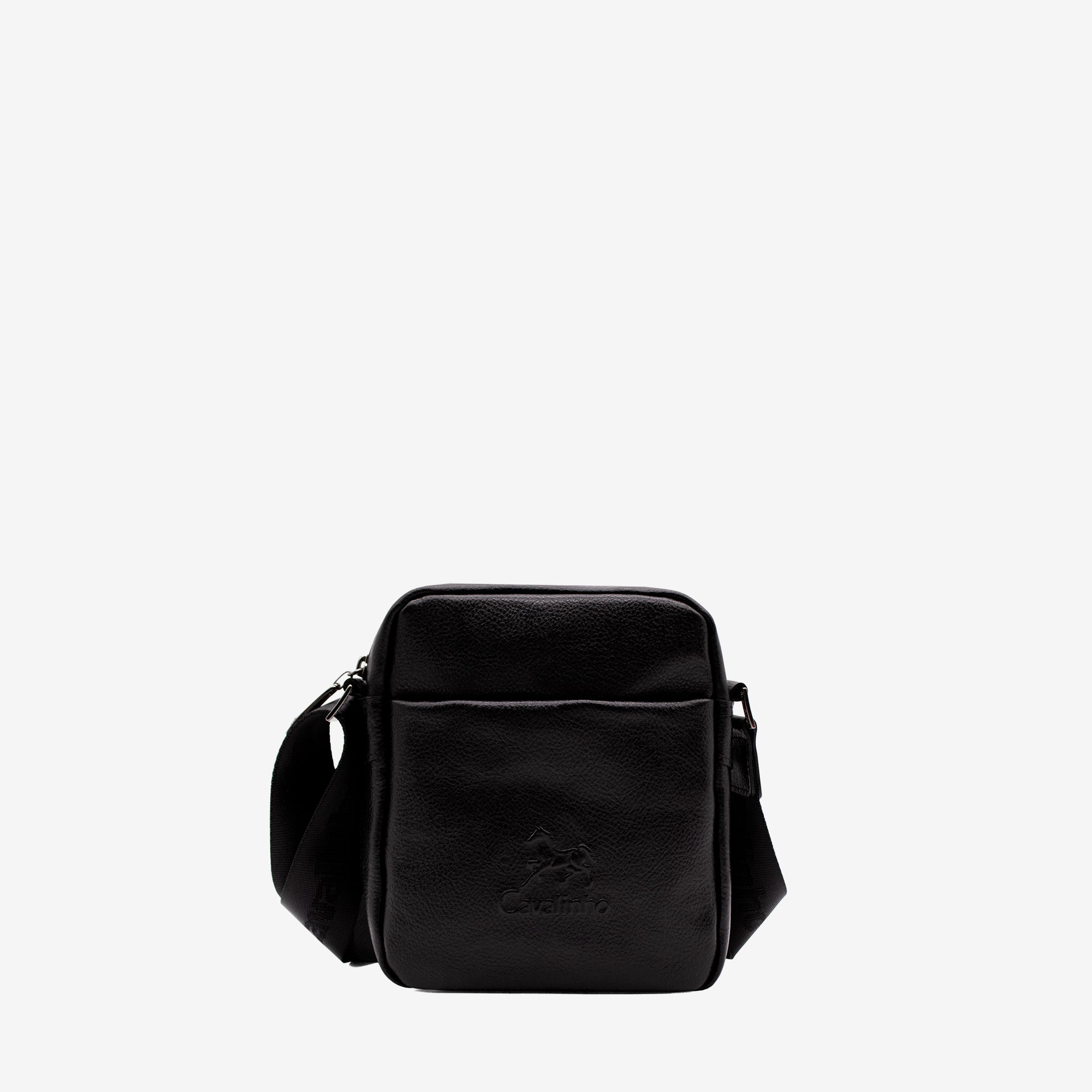 Cavalinho The Sailor Black Leather Traveler  Crossbody Bag SKU 18150225.01 #color_Black
