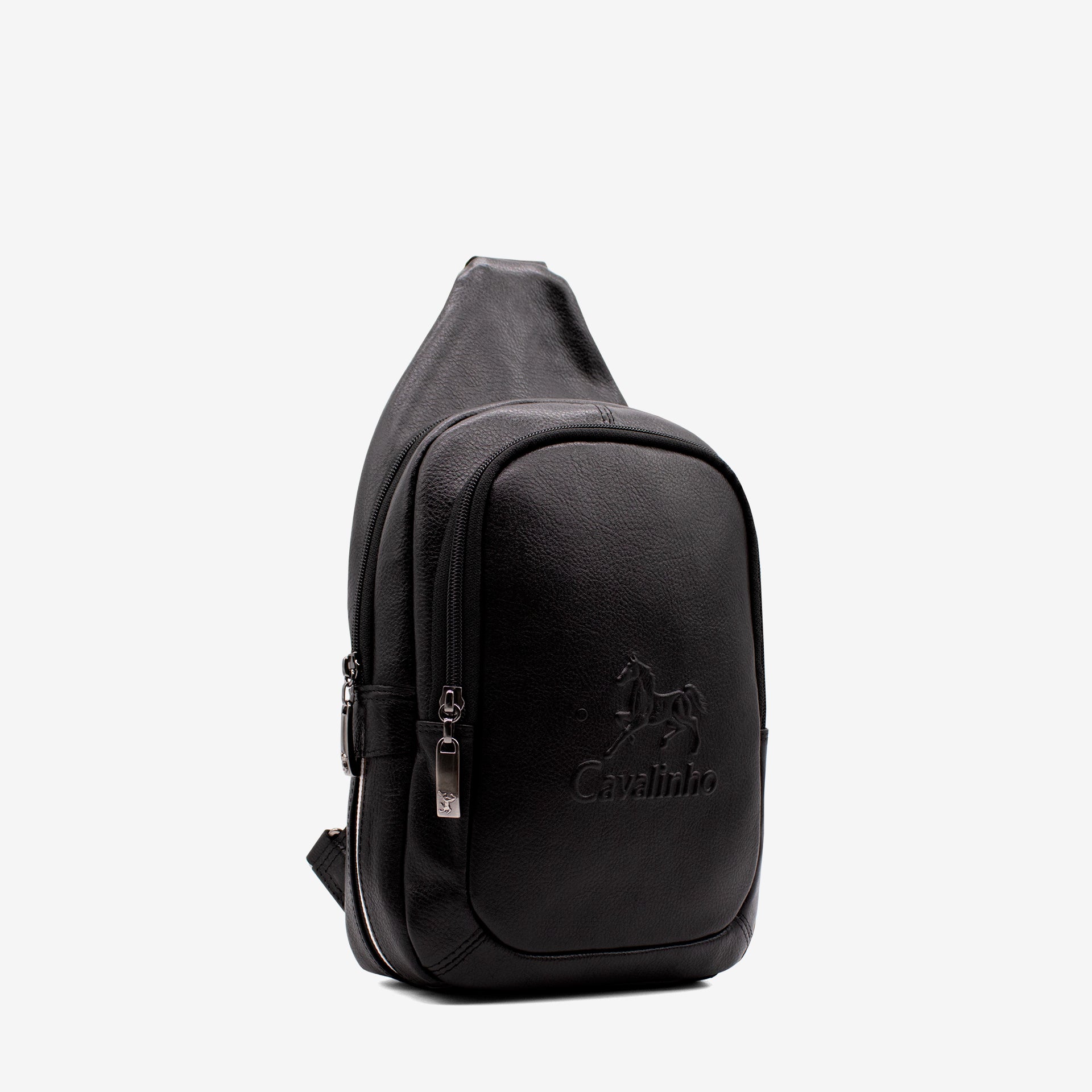 Cavalinho The Sailor Leather Sling Bag SKU 18150416.01 #color_black