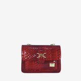 Cavalinho Gallop Red Patent Leather Shoulder Bag SKU 18170471.04 #color_red