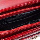 Cavalinho Gallop Red Patent Leather Shoulder Bag SKU 18170471.04 #color_red