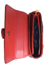 Cavalinho Gallop Patent Leather Shoulder Bag SKU 18170471.04 #color_red