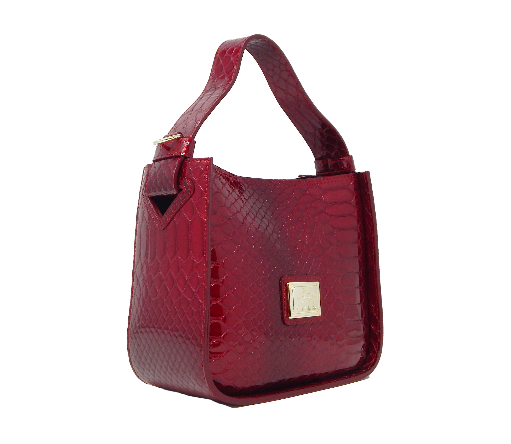 #color_ Red | Cavalinho Gallop Patent Leather Handbag - Red - 18170475.04_2