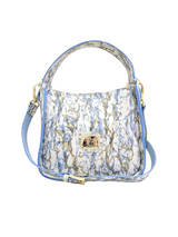 Cavalinho Gallop Patent Leather Handbag SKU 18170475.10 #color_blue / white
