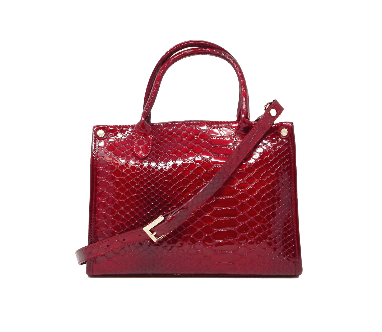 #color_ Red | Cavalinho Gallop Patent Leather Handbag - Red - 18170480.04_3