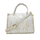 #color_ Beige White | Cavalinho Gallop Patent Leather Handbag - Beige White - 18170480.31_3