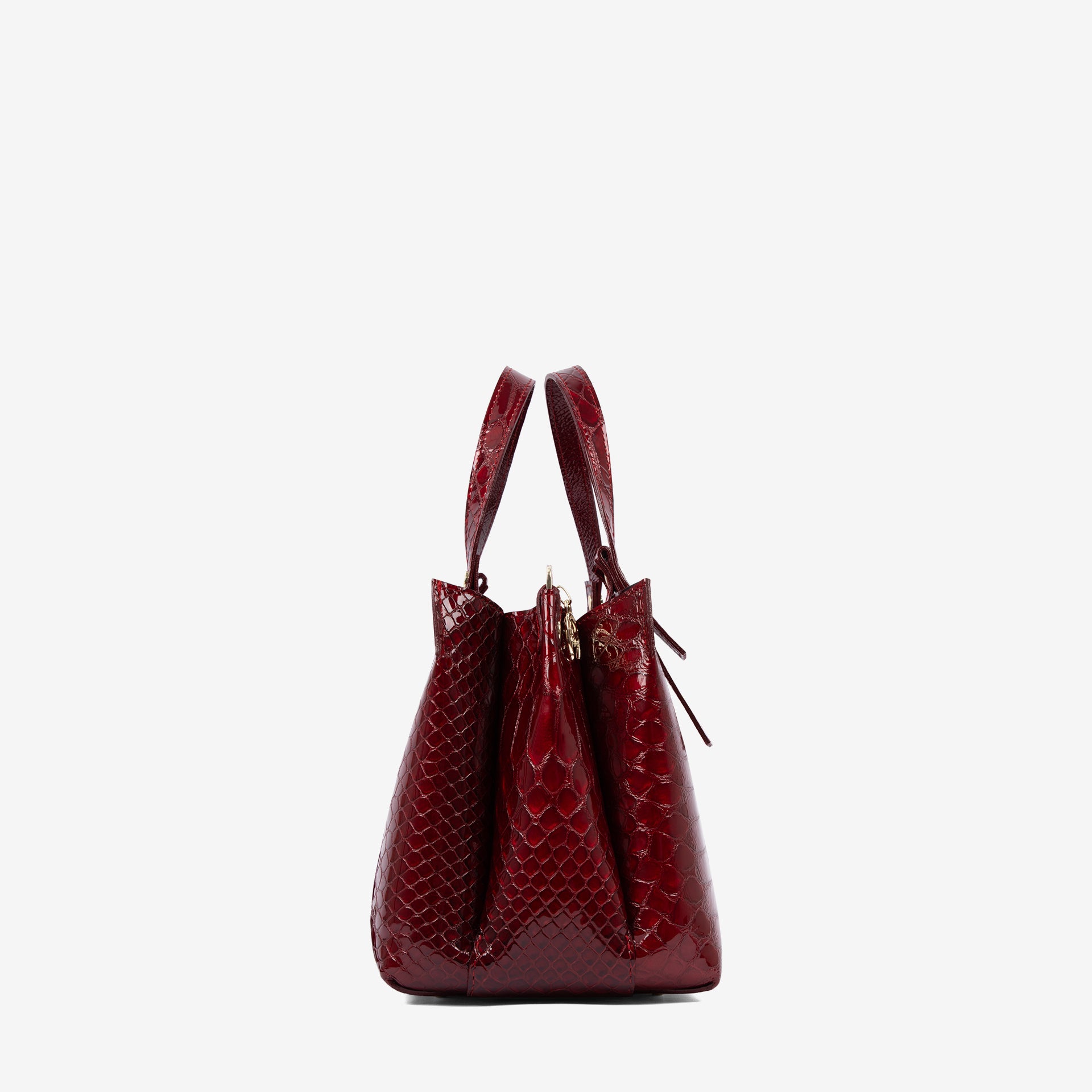 Cavalinho Gallop Red Patent Leather Handbag SKU 18170490.04 #color_red