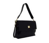Cavalinho Gallop 3 in 1: Patent Leather Clutch, Handbag or Crossbody Bag SKU 18170509.01 #color_black