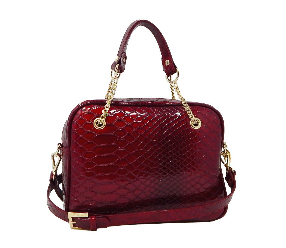 #color_ Red | Cavalinho Gallop Patent Leather Handbag - Red - 18170512.04_3