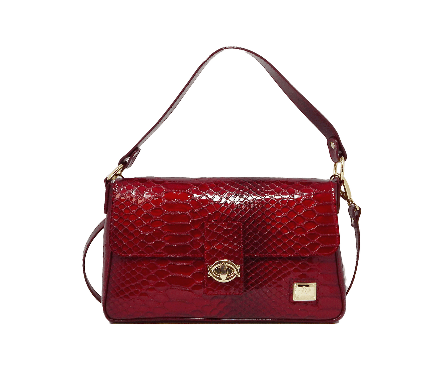 #color_ Red | Cavalinho Gallop Patent Leather Handbag - Red - 18170515.04_1