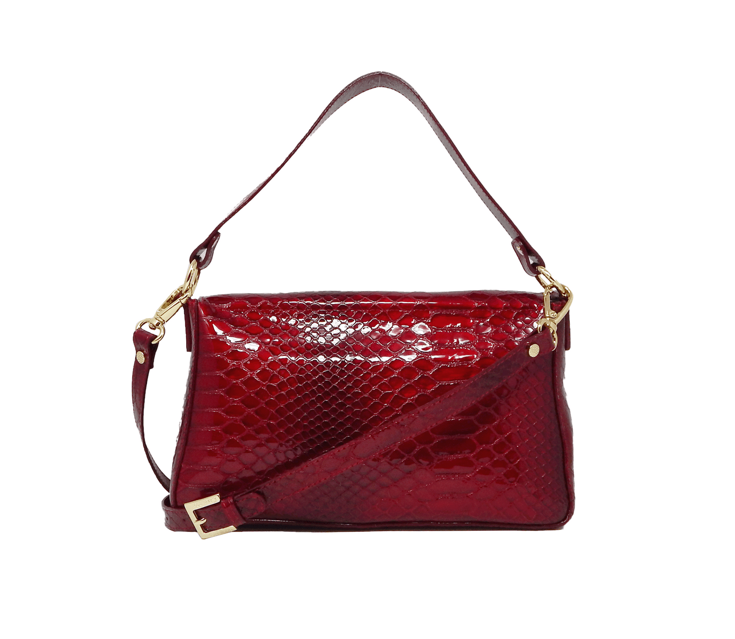 #color_ Red | Cavalinho Gallop Patent Leather Handbag - Red - 18170515.04_3