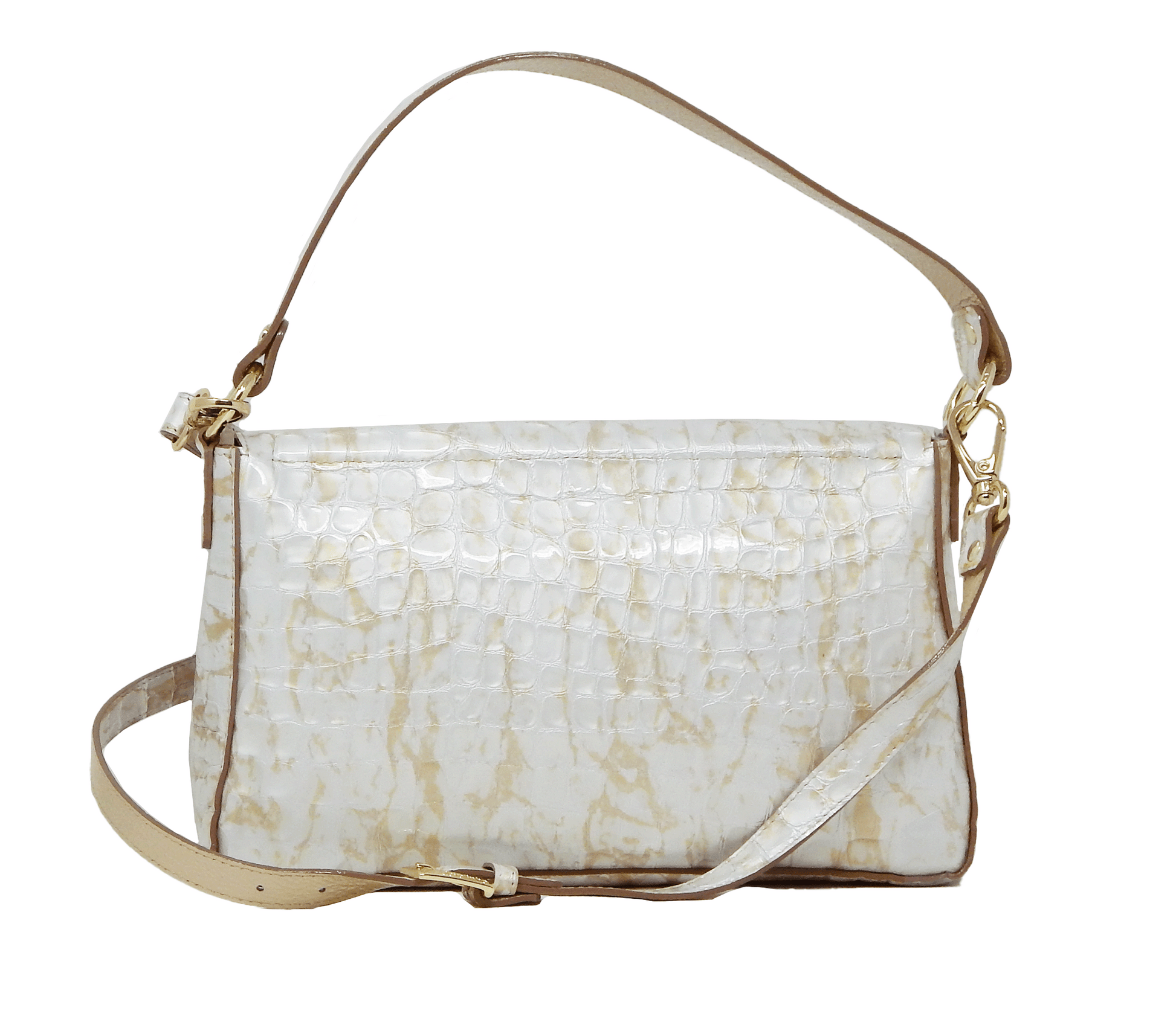 #color_ Beige White | Cavalinho Gallop Patent Leather Handbag - Beige White - 18170515.31_3