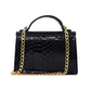 #color_ Black | Cavalinho Gallop Patent Leather Handbag - Black - 18170517.01_3