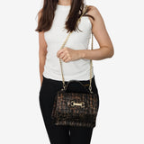 Cavalinho Gallop Patent Leather Handbag SKU 18170517.19 #color_black / brown