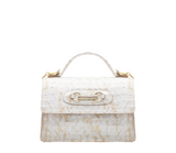 Cavalinho Gallop Patent Leather Handbag SKU 18170517.31 #color_beige / white