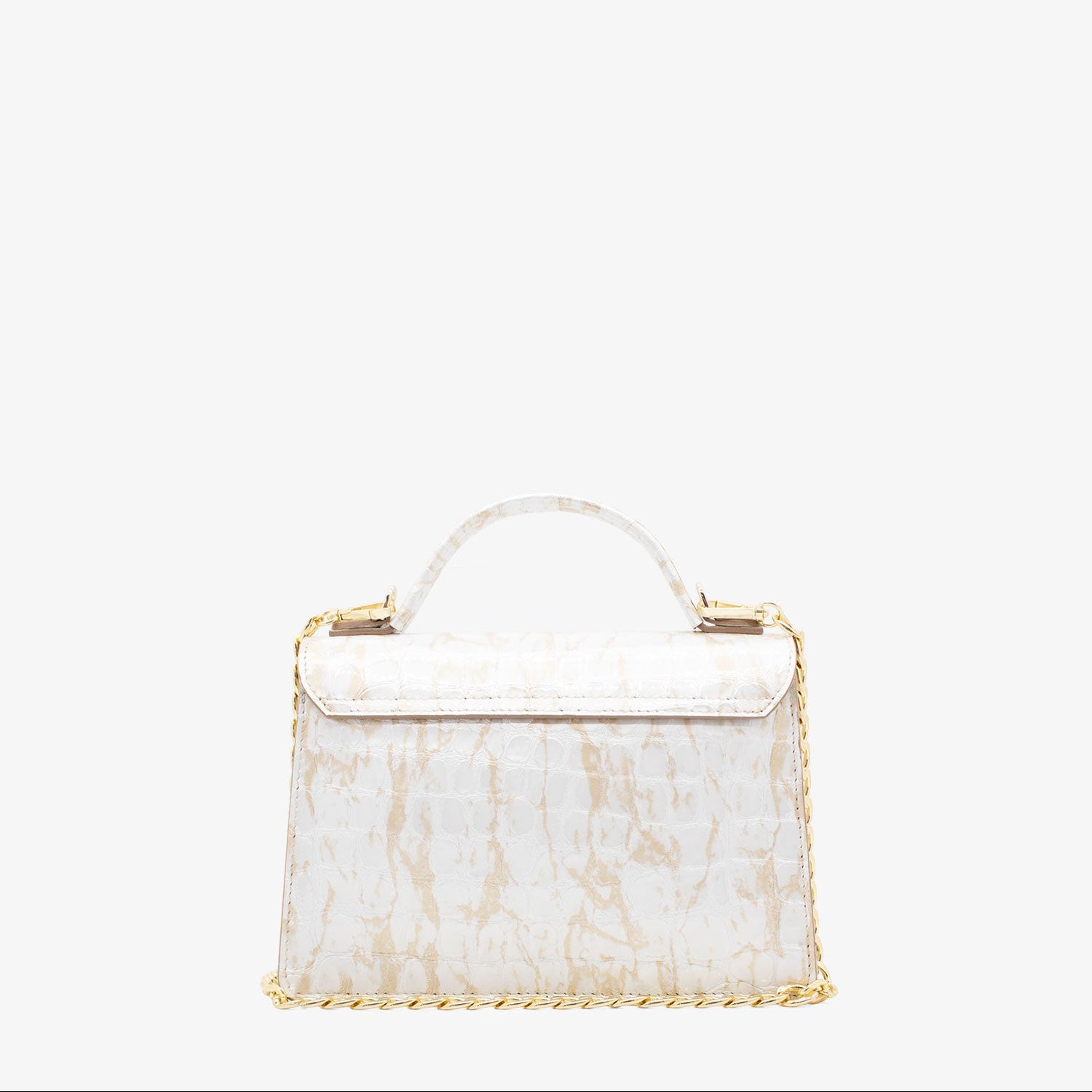 Cavalinho Gallop Patent Leather Handbag SKU 18170517.31 #color_beige / white