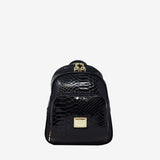Cavalinho Gallop Black Patent Leather Backpack Purse SKU 18170525.01 #color_black