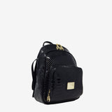 Cavalinho Gallop Black Patent Leather Backpack Purse SKU 18170525.01 #color_black
