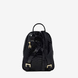 Cavalinho Gallop Black Patent Leather Backpack Purse SKU 18170525.01 #color_black