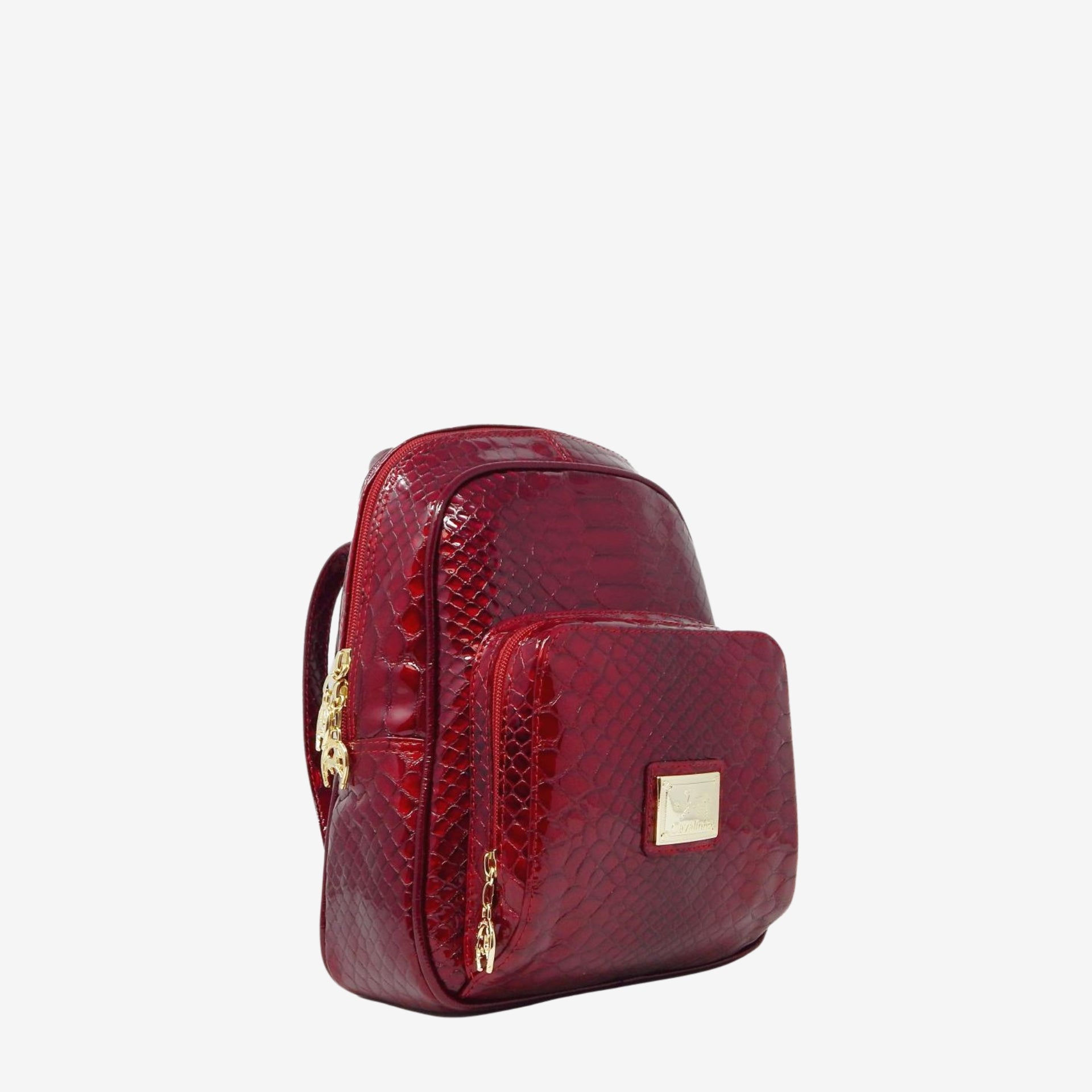 Cavalinho Gallop Patent Leather Backpack SKU 18170525.04 #color_red