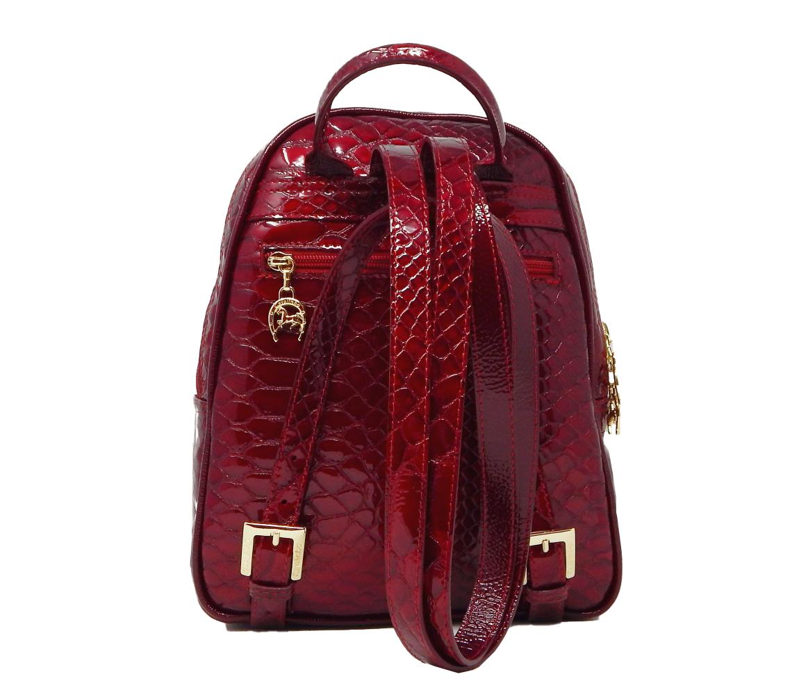 #color_ Red | Cavalinho Gallop Patent Leather Backpack - Red - 18170525.04_3