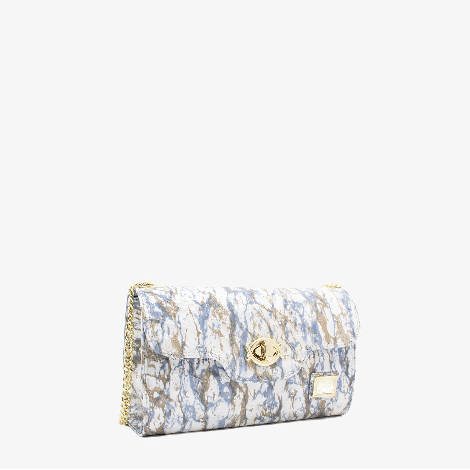 Cavalinho Gallop Patent Leather bags and clutches SKU 18170535.10 #color_blue / white