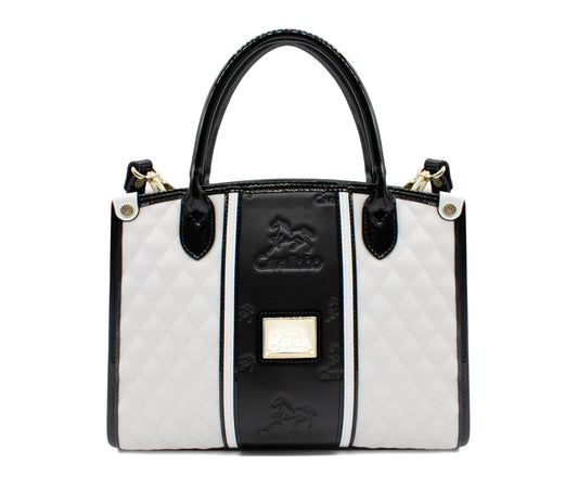 Cavalinho Noble Handbag - Black and White - 18180480.33_1