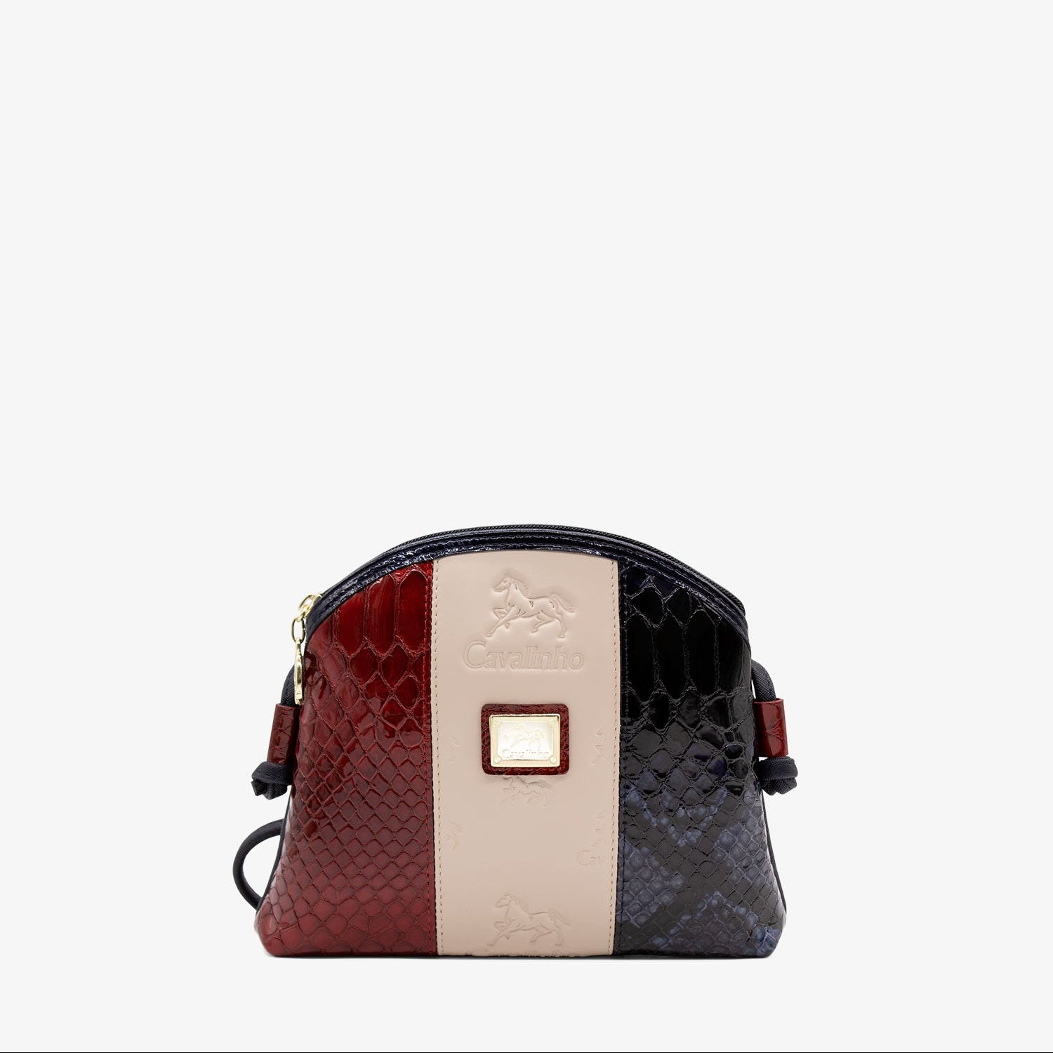 Cavalinho Honor Crossbody Bag SKU 18190005.22 #color_navy / beige / red