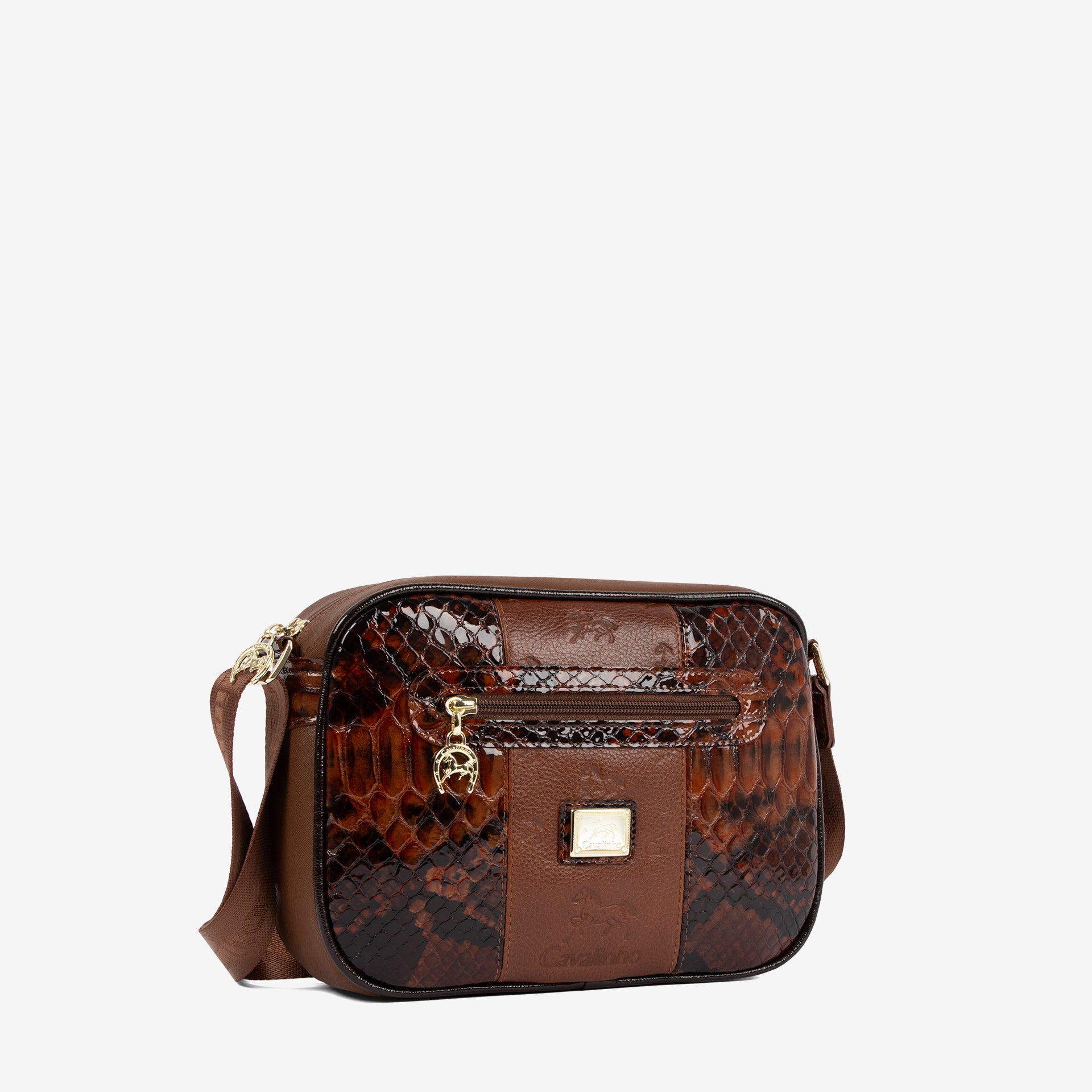 Cavalinho Honor Brown Crossbody Bag for Women SKU 18190190.13 #color_saddlebrown