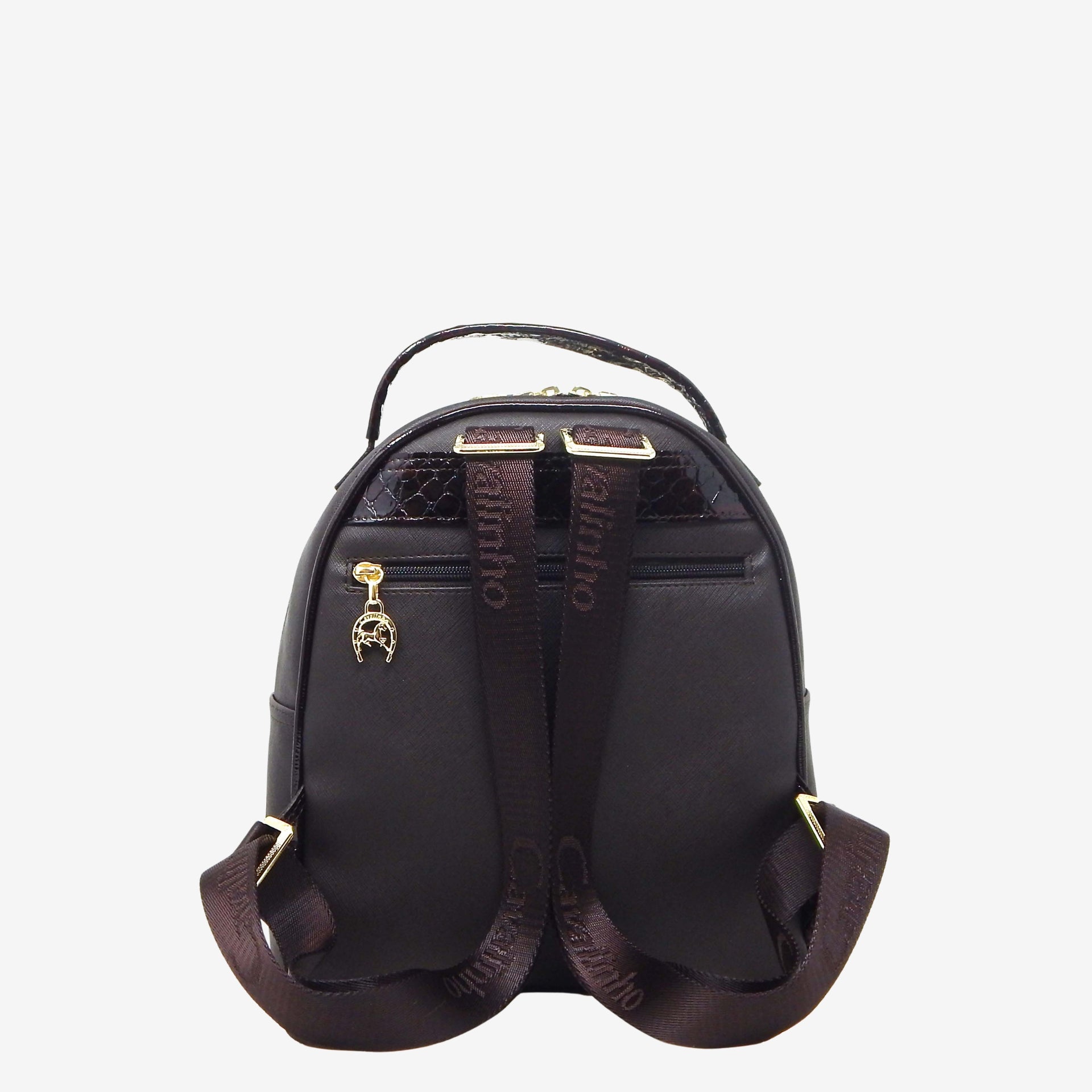 Cavalinho Honor Brown Backpack Purse for Women SKU 18190207.02 #color_Brown