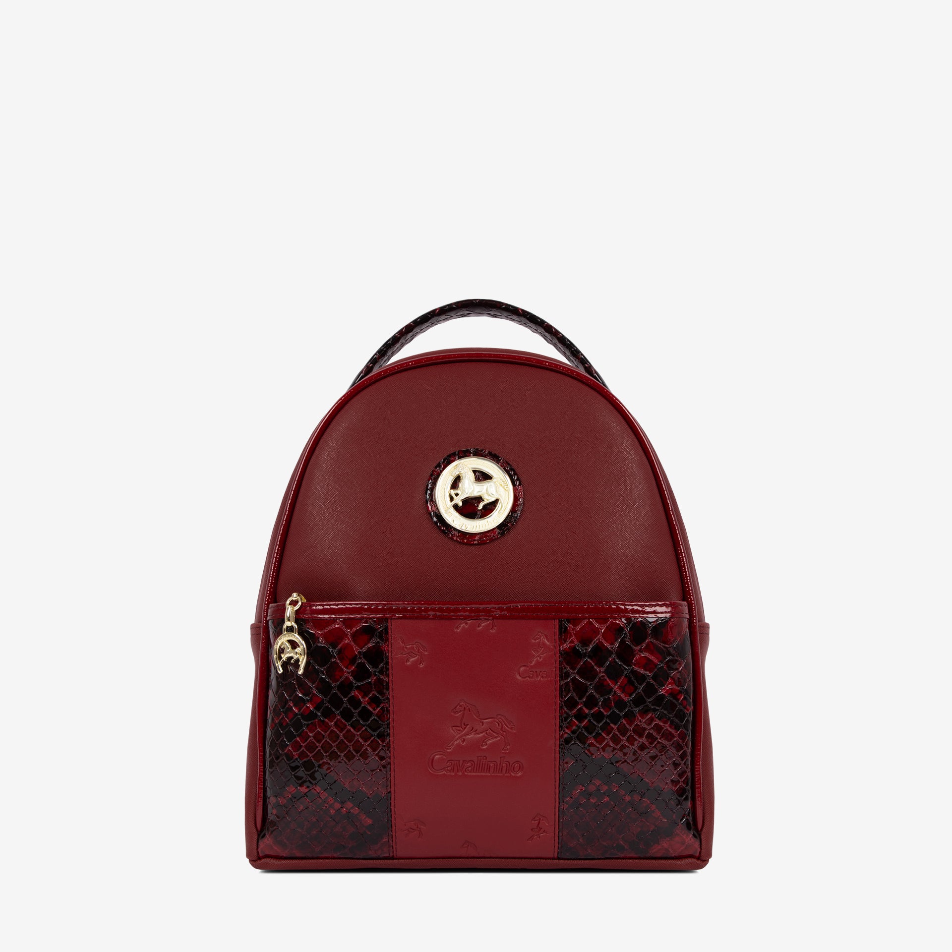 Cavalinho Honor Red Backpack Purse for Women SKU 18190207.15 #color_burgundy