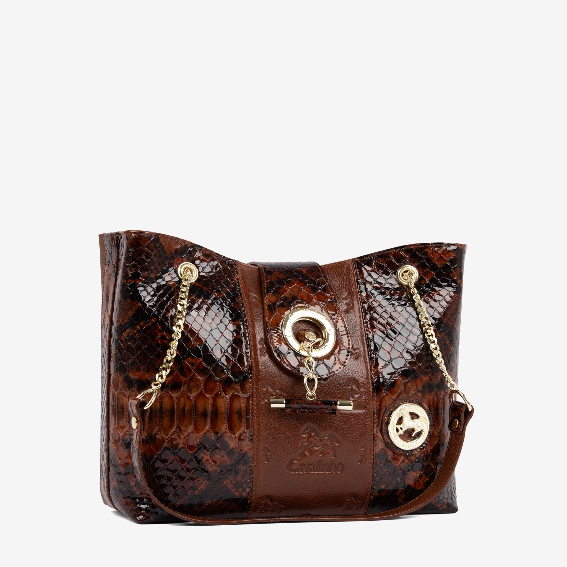 Cavalinho Honor Shoulder Bag SKU 18190258.13 #color_Saddlebrown