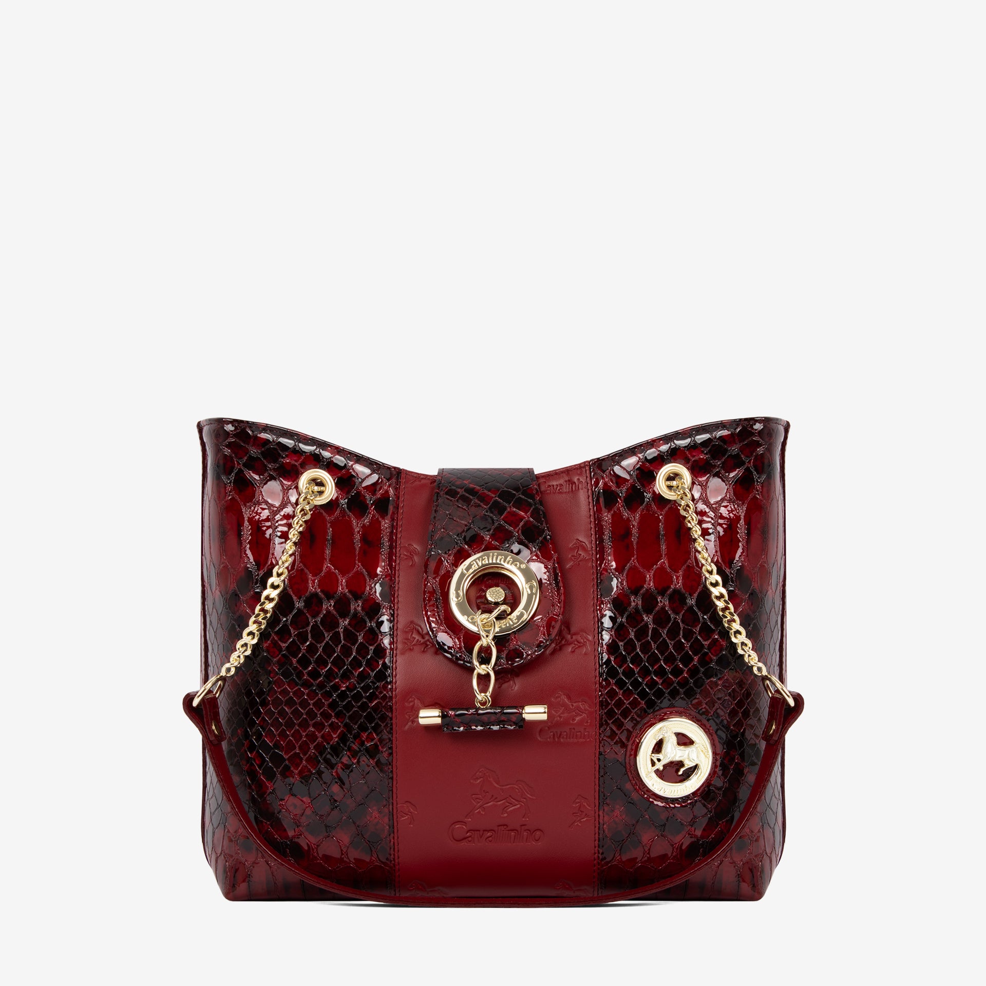 Cavalinho Honor Burgundy Shoulder Bag for Women SKU 18190258.15 #color_burgundy