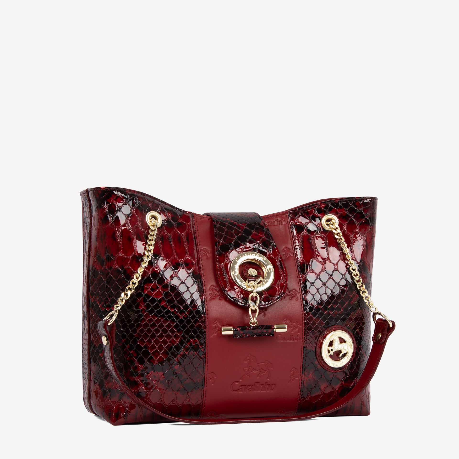 Cavalinho Honor Burgundy Shoulder Bag for Women SKU 18190258.15 #color_burgundy