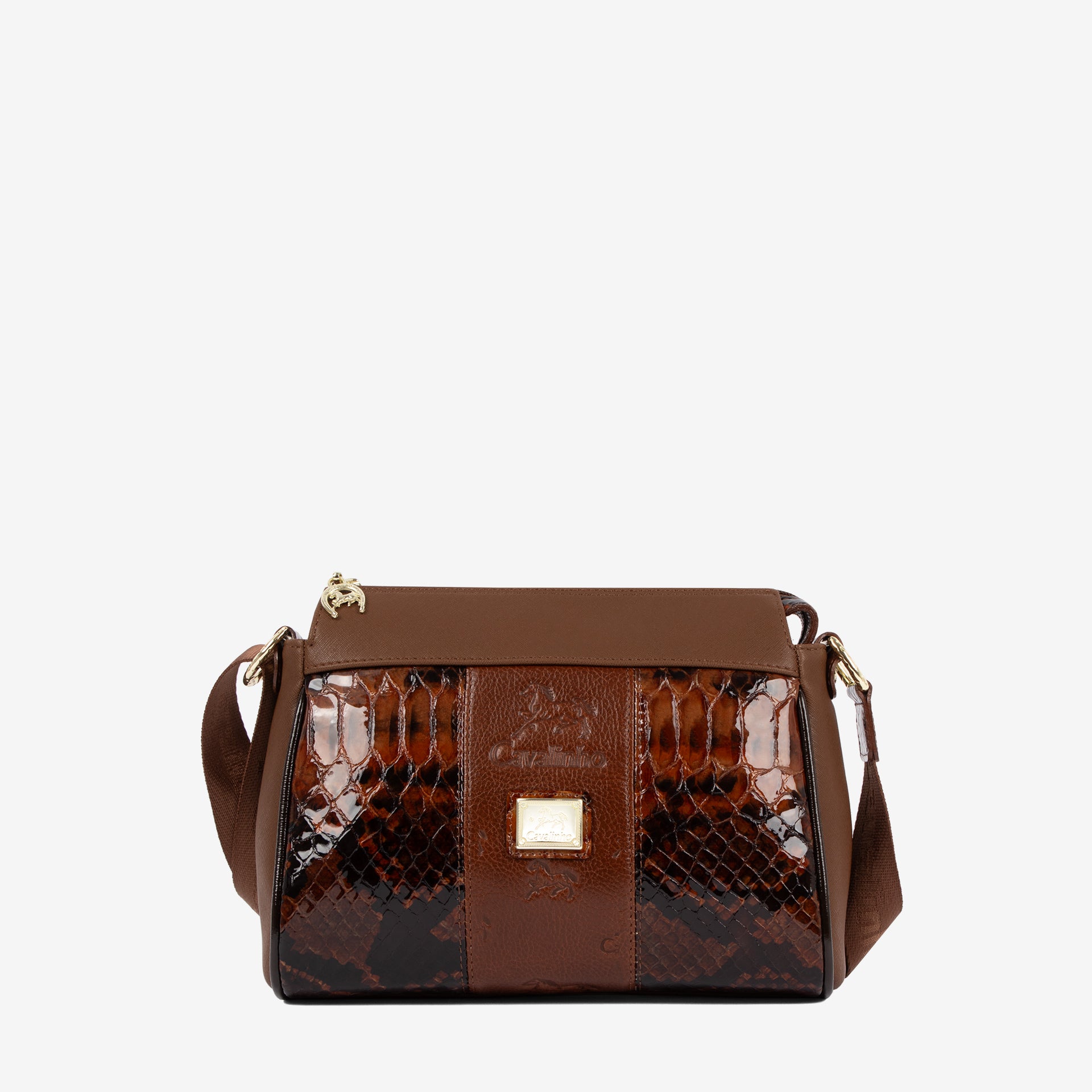 Cavalinho Honor Brown Crossbody Bag SKU 18190344.13 #color_saddlebrown