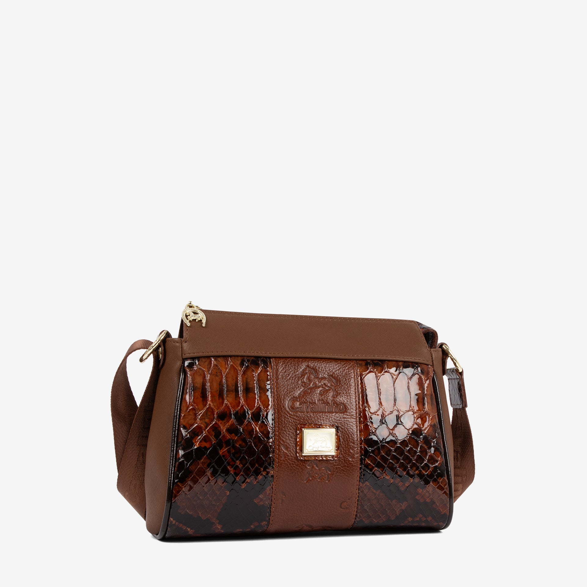Cavalinho Honor Brown Crossbody Bag SKU 18190344.13 #color_saddlebrown
