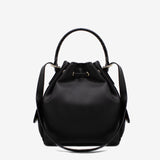 Cavalinho Honor Black Bucket Handbag with Drawstring Closure SKU 18190360.01 #color_Black