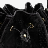 Cavalinho Honor Black Bucket Handbag with Drawstring Closure SKU 18190360.01 #color_Black
