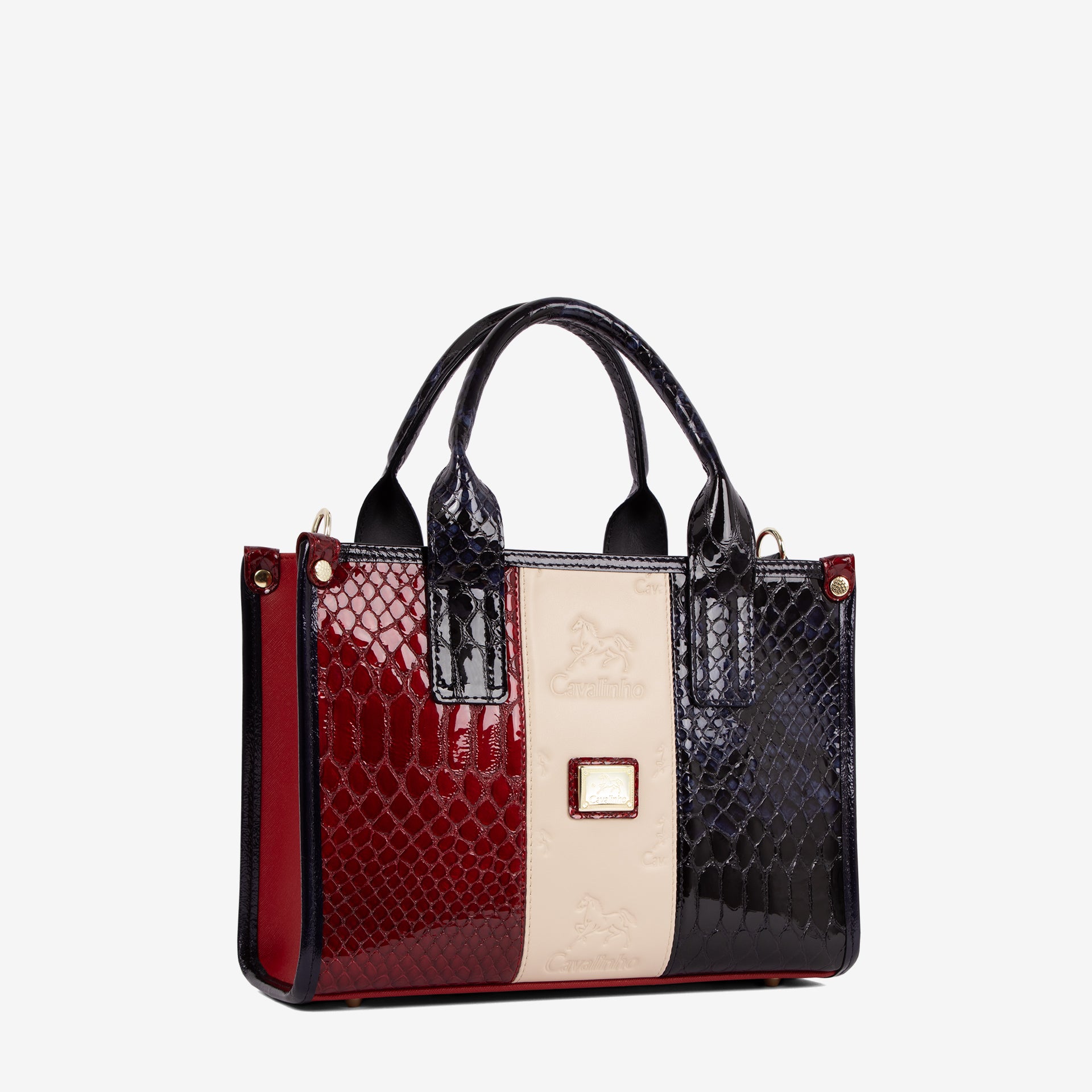 Cavalinho Honor Designer Handbag SKU 18190479.45 #color_red / beige / navy