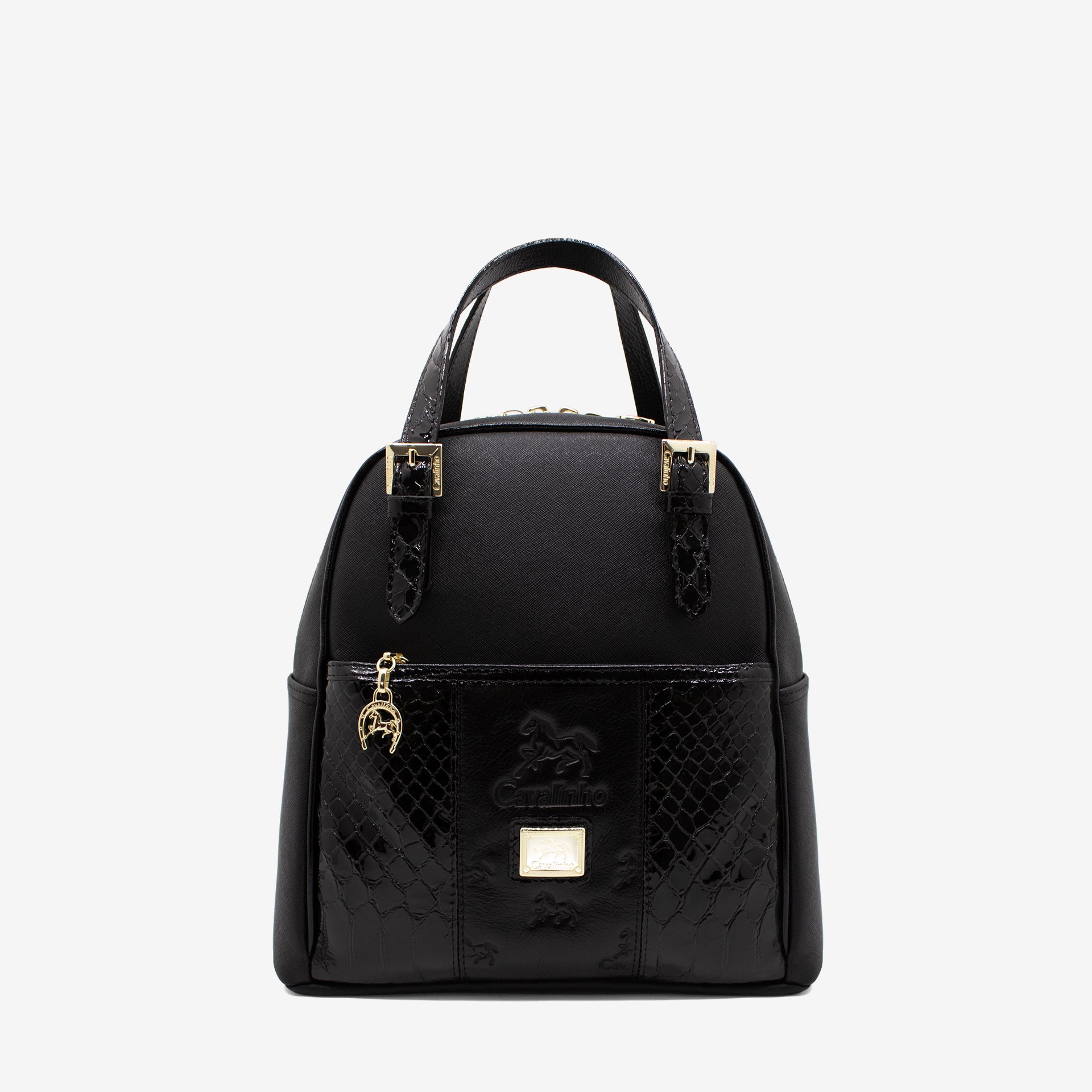 Cavalinho Honor Black Backpack Purse for Women SKU 18250548.01 #color_Black