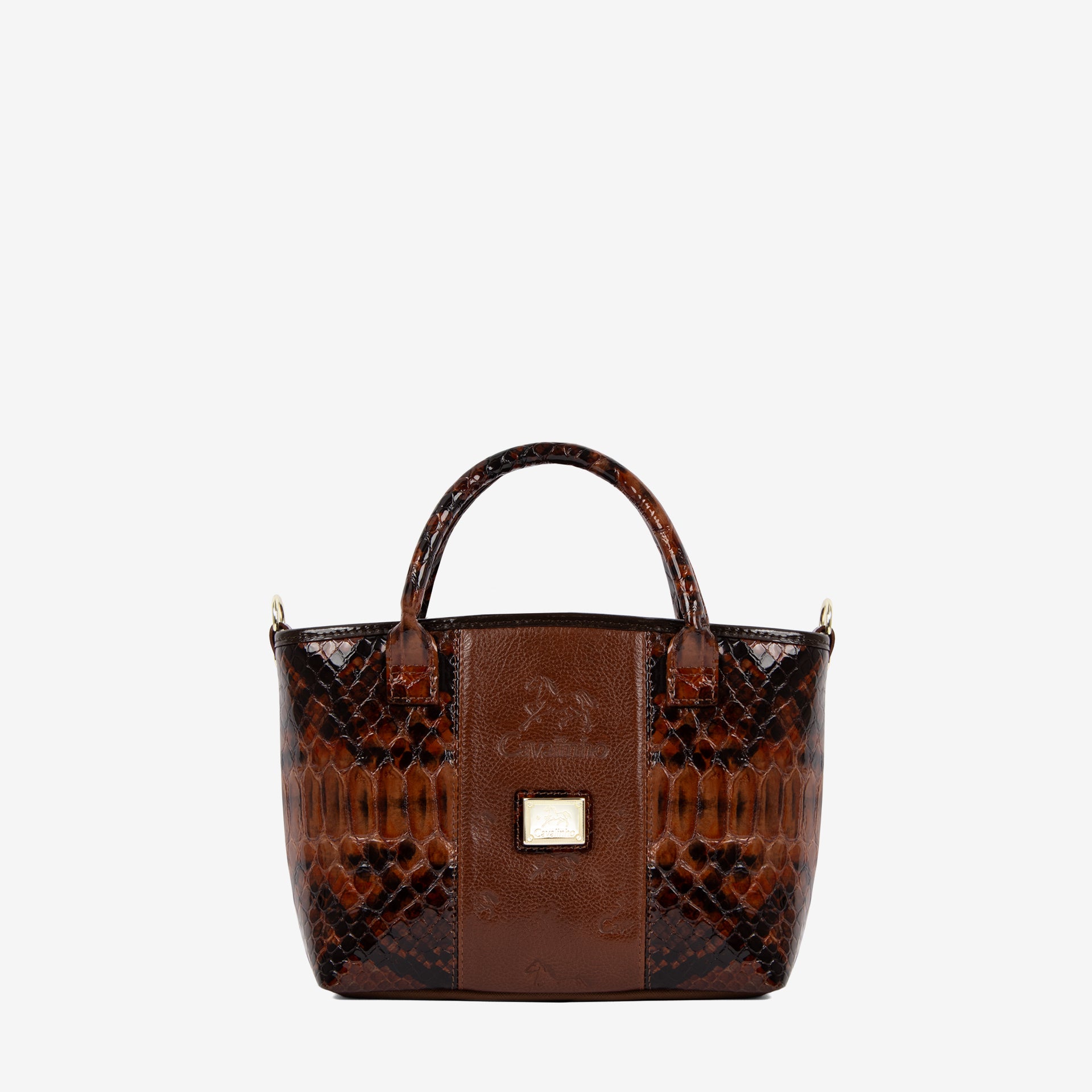 Cavalinho Honor Brown Mini Handbag for Women SKU 18190577.13 #color_saddlebrown