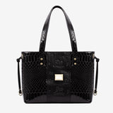 Cavalinho Honor Large Tote Shoulder Bag with Tassel Details SKU 18190578.01 #color_black