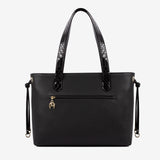 Cavalinho Honor Large Tote Shoulder Bag with Tassel Details SKU 18190578.01 #color_black